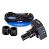 Amscope 7X-45X Trinocular Stereo Microscope, Articulating Arm, Fluorescent Light, 5MP USB 3 Camera SM-6T-FRL-5M3